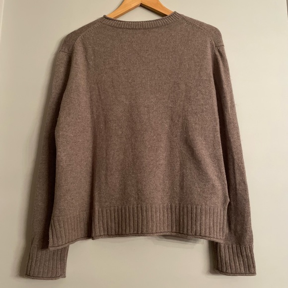 * sold on FB * Jenni Kayne Everyday Sweater Taupe - Picture 6 of 9